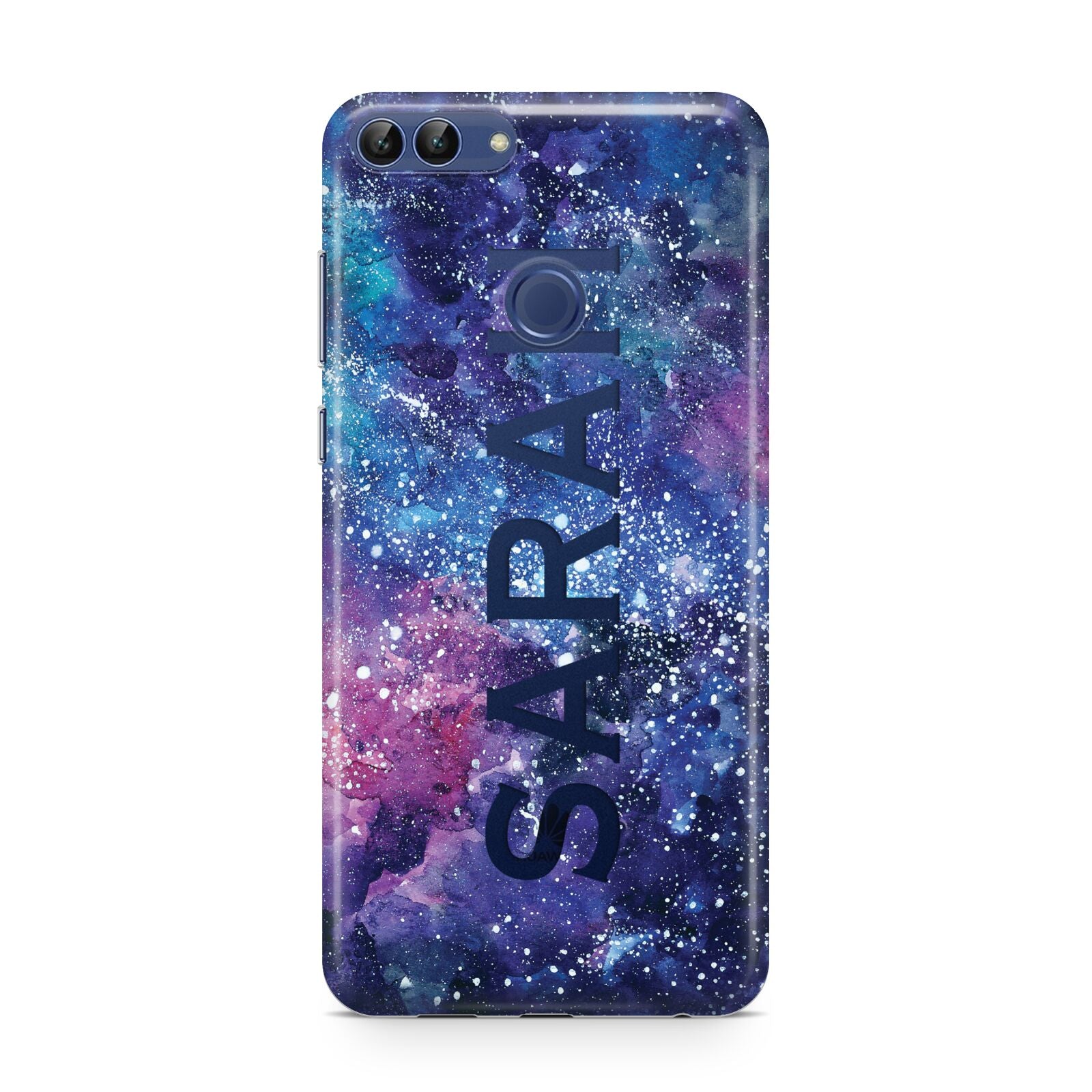 Personalised Clear Name Cutout Space Nebula Custom Huawei P Smart Case
