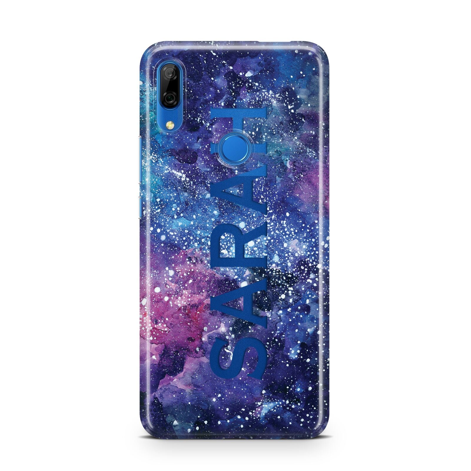 Personalised Clear Name Cutout Space Nebula Custom Huawei P Smart Z