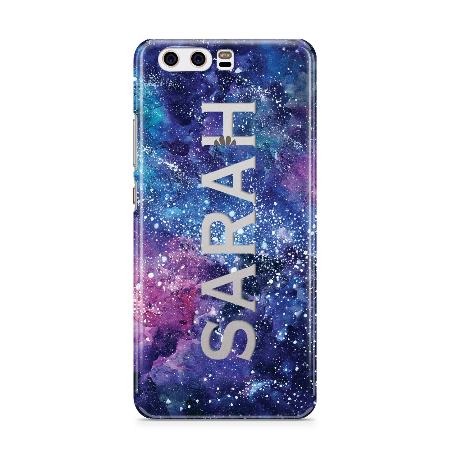 Personalised Clear Name Cutout Space Nebula Custom Huawei P10 Phone Case