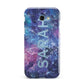 Personalised Clear Name Cutout Space Nebula Custom Samsung Galaxy A7 2017 Case