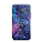 Personalised Clear Name Cutout Space Nebula Custom Samsung Galaxy J1 2016 Case