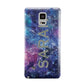 Personalised Clear Name Cutout Space Nebula Custom Samsung Galaxy Note 4 Case