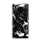 Personalised Clear Name Cutout Swirl Marble Custom Huawei Mate 30