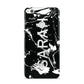 Personalised Clear Name Cutout Swirl Marble Custom Huawei P8 Lite Case