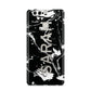 Personalised Clear Name Cutout Swirl Marble Custom Huawei P9 Case