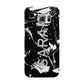 Personalised Clear Name Cutout Swirl Marble Custom Samsung Galaxy S6 Edge Case