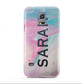 Personalised Clear Name Pastel Unicorn Marble Samsung Galaxy S5 Mini Case