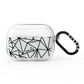Personalised Clear Outlines Name Black AirPods Pro Clear Case