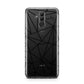 Personalised Clear Outlines Name Black Huawei Mate 20 Lite