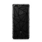 Personalised Clear Outlines Name Black Huawei Y7 2018