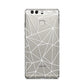 Personalised Clear Outlines Name White Huawei P9 Case