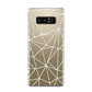 Personalised Clear Outlines Name White Samsung Galaxy Note 8 Case