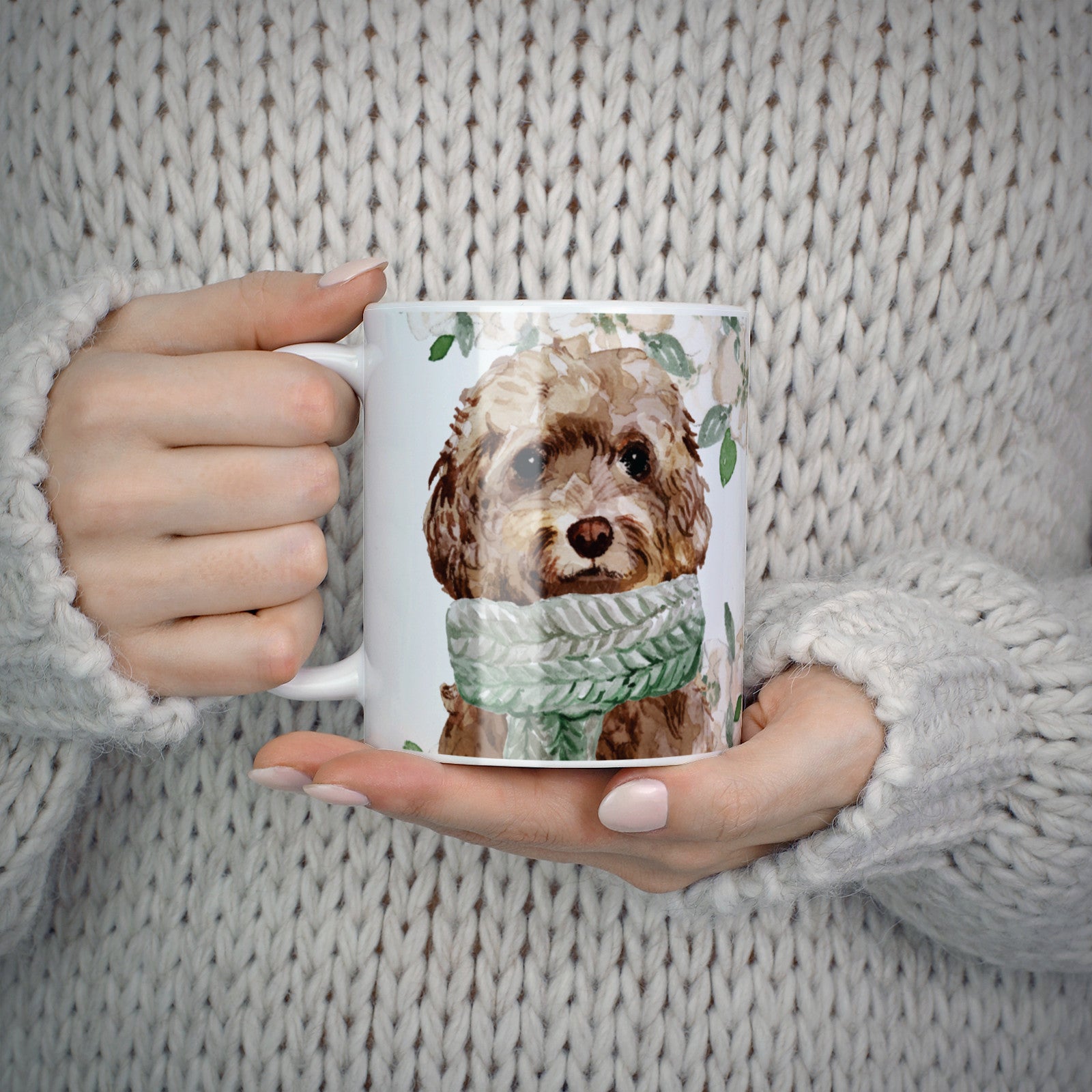 Personalised Cockapoo Dog 10oz Mug Alternative Image 5