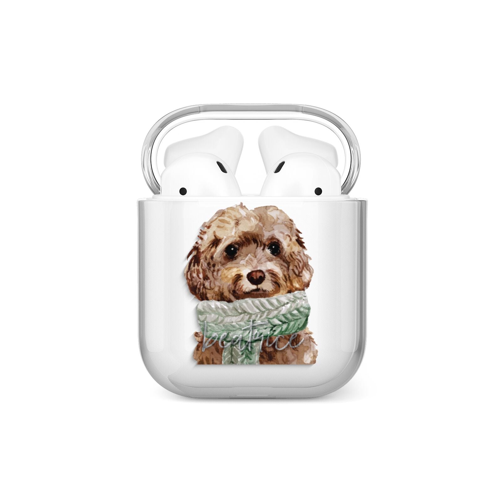 Personalised Cockapoo Dog AirPods Case