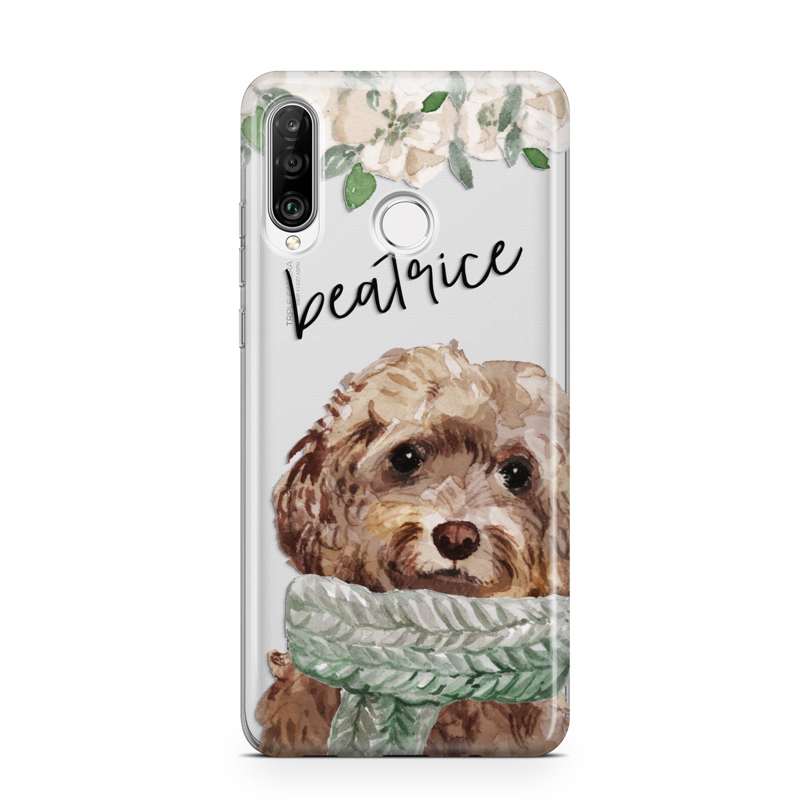 Personalised Cockapoo Dog Huawei P30 Lite Phone Case