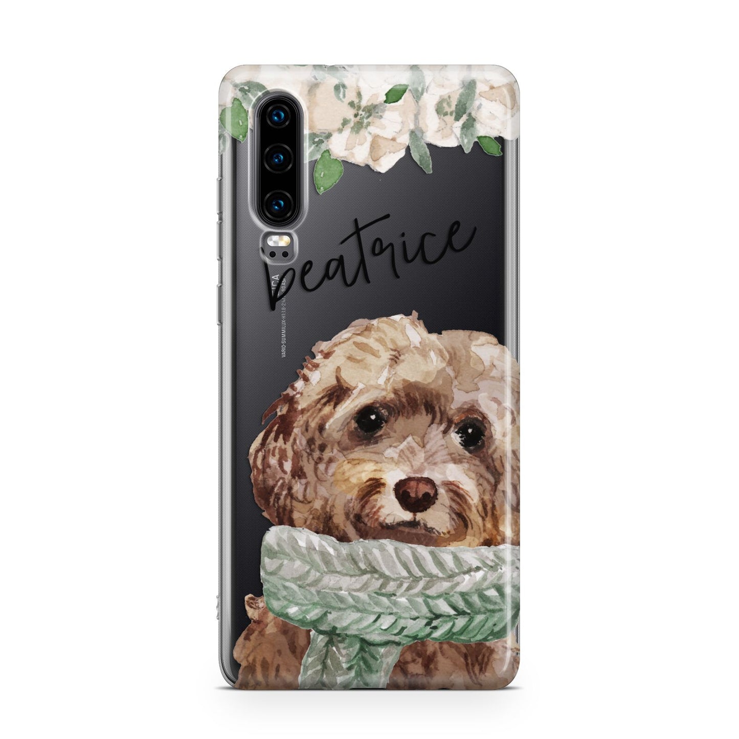 Personalised Cockapoo Dog Huawei P30 Phone Case