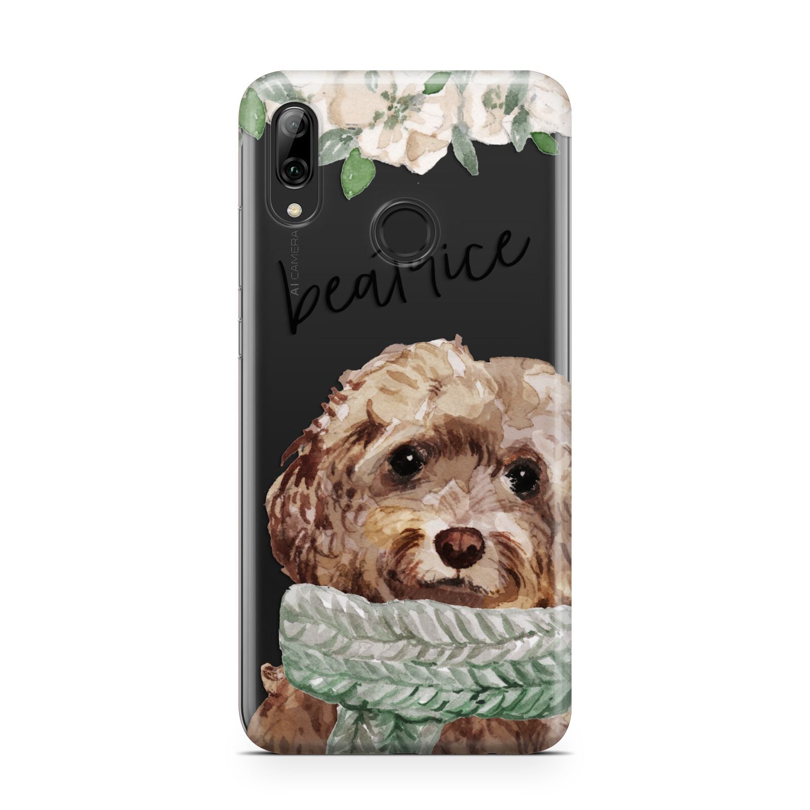 Personalised Cockapoo Dog Huawei Y7 2019