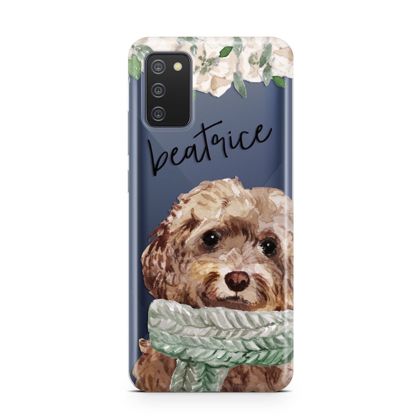 Personalised Cockapoo Dog Samsung A02s Case