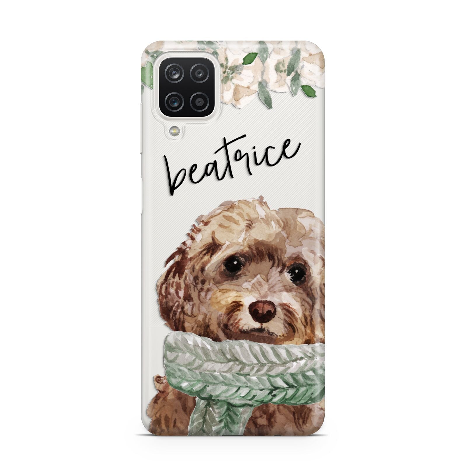 Personalised Cockapoo Dog Samsung A12 Case