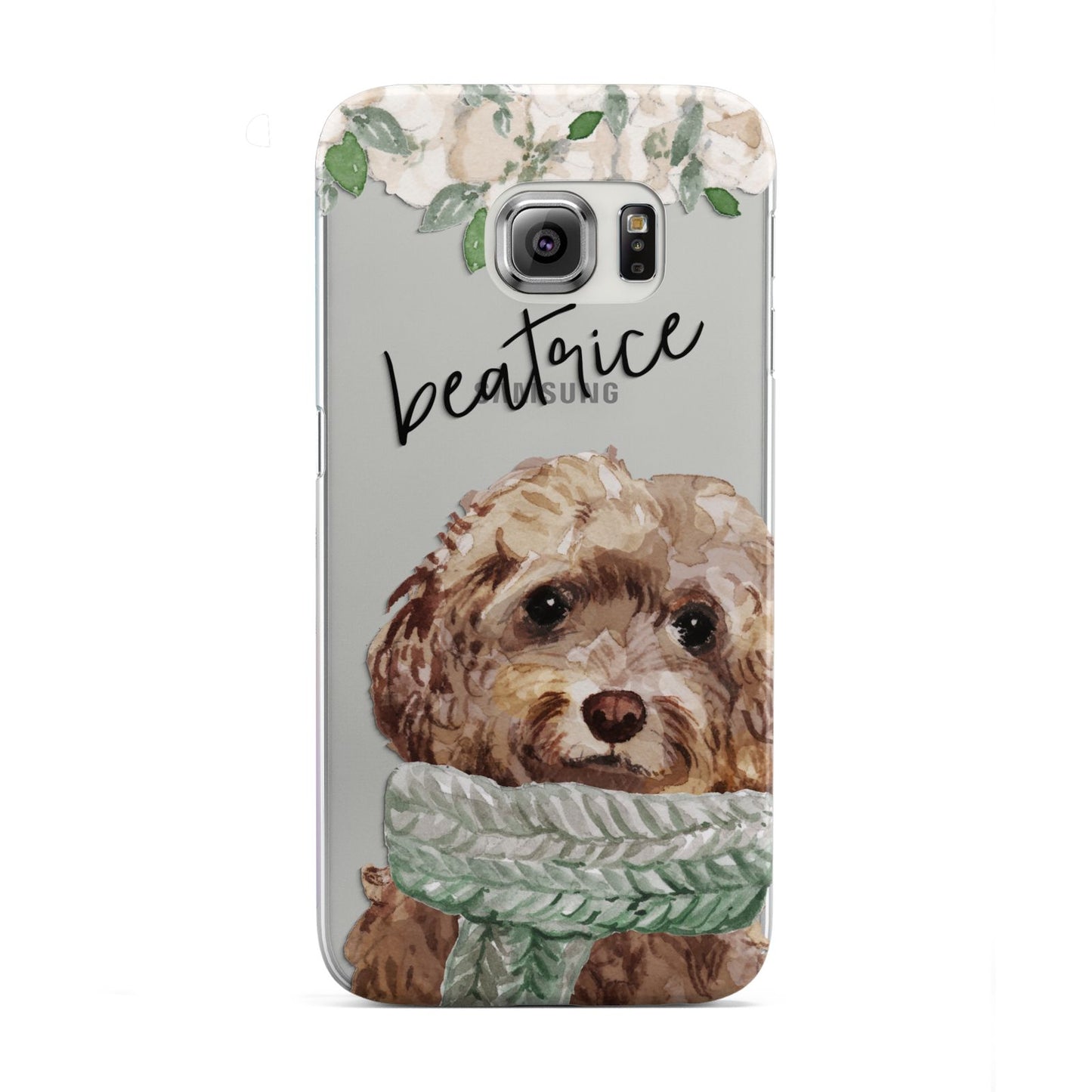 Personalised Cockapoo Dog Samsung Galaxy S6 Edge Case