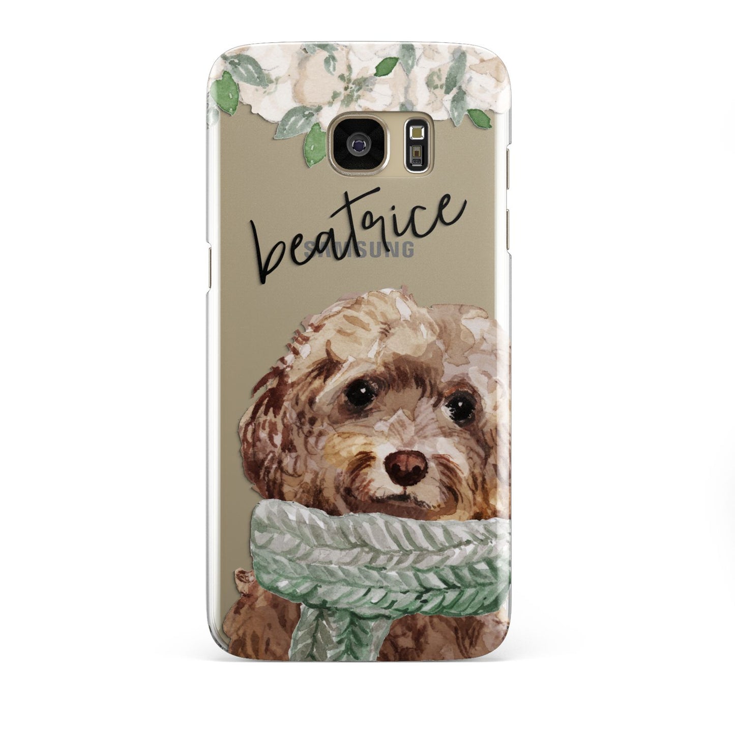 Personalised Cockapoo Dog Samsung Galaxy S7 Edge Case