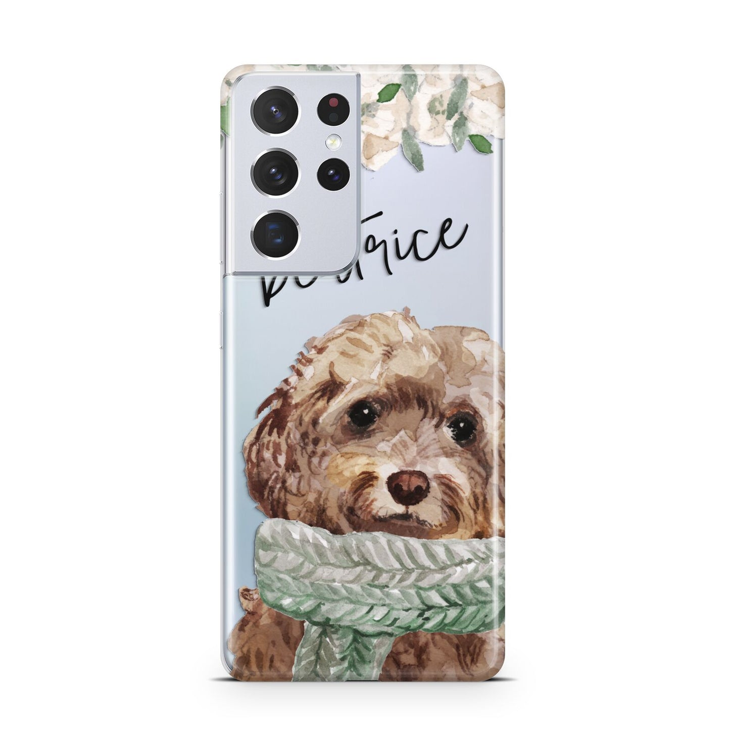 Personalised Cockapoo Dog Samsung S21 Ultra Case