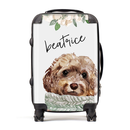 Personalised Cockapoo Dog Suitcase