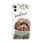 Personalised Cockapoo Dog iPhone 11 3D Tough Case