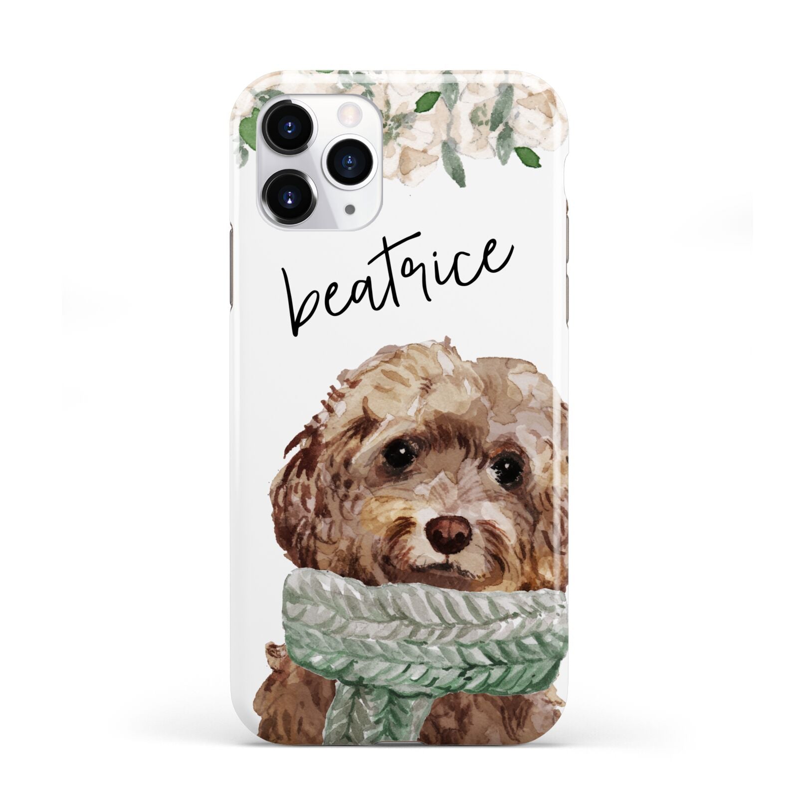 Personalised Cockapoo Dog iPhone 11 Pro 3D Tough Case