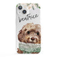 Personalised Cockapoo Dog iPhone 13 Full Wrap 3D Snap Case