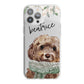 Personalised Cockapoo Dog iPhone 13 Pro Max TPU Impact Case with White Edges