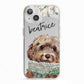 Personalised Cockapoo Dog iPhone 13 TPU Impact Case with White Edges