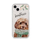 Personalised Cockapoo Dog iPhone 14 Plus Clear Tough Case Starlight