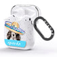 Personalised Cocker Spaniel AirPods Glitter Case Side Image