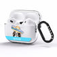 Personalised Cocker Spaniel AirPods Pro Clear Case Side Image