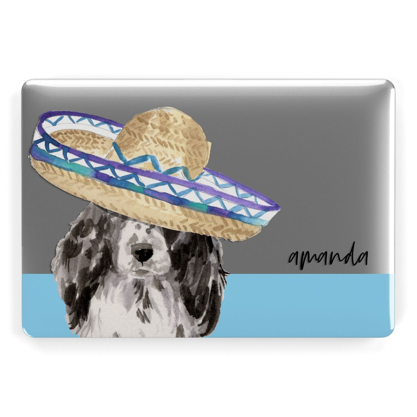 Personalised Cocker Spaniel Apple MacBook Case