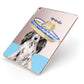 Personalised Cocker Spaniel Apple iPad Case on Rose Gold iPad Side View