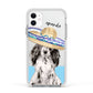 Personalised Cocker Spaniel Apple iPhone 11 in White with White Impact Case