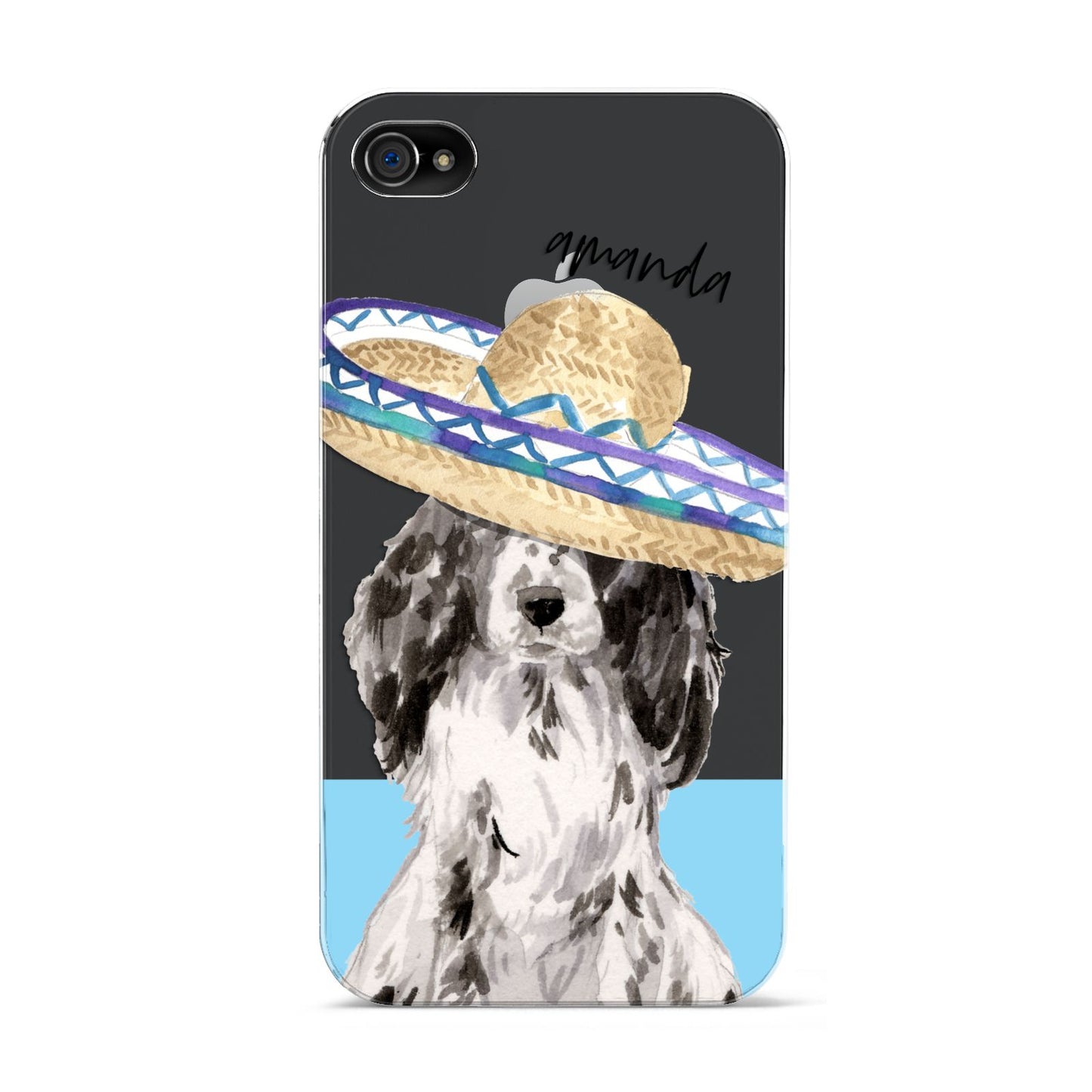 Personalised Cocker Spaniel Apple iPhone 4s Case