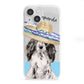 Personalised Cocker Spaniel iPhone 13 Mini Clear Bumper Case