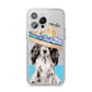 Personalised Cocker Spaniel iPhone 14 Pro Max Glitter Tough Case Silver