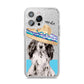 Personalised Cocker Spaniel iPhone 14 Pro Max Glitter Tough Case Silver