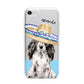 Personalised Cocker Spaniel iPhone 7 Bumper Case on Silver iPhone