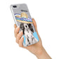 Personalised Cocker Spaniel iPhone 7 Plus Bumper Case on Silver iPhone Alternative Image