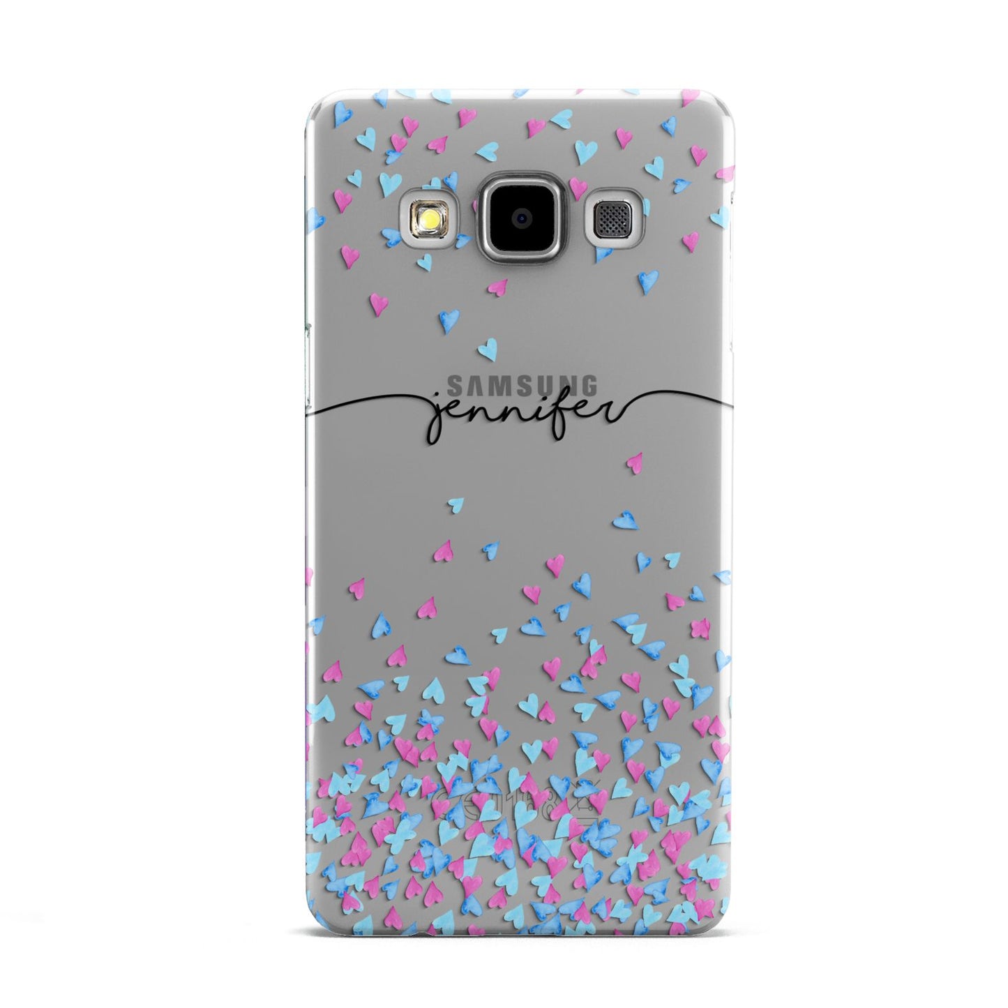 Personalised Confetti Hearts Samsung Galaxy A5 Case