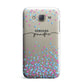 Personalised Confetti Hearts Samsung Galaxy J7 Case