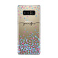 Personalised Confetti Hearts Samsung Galaxy Note 8 Case