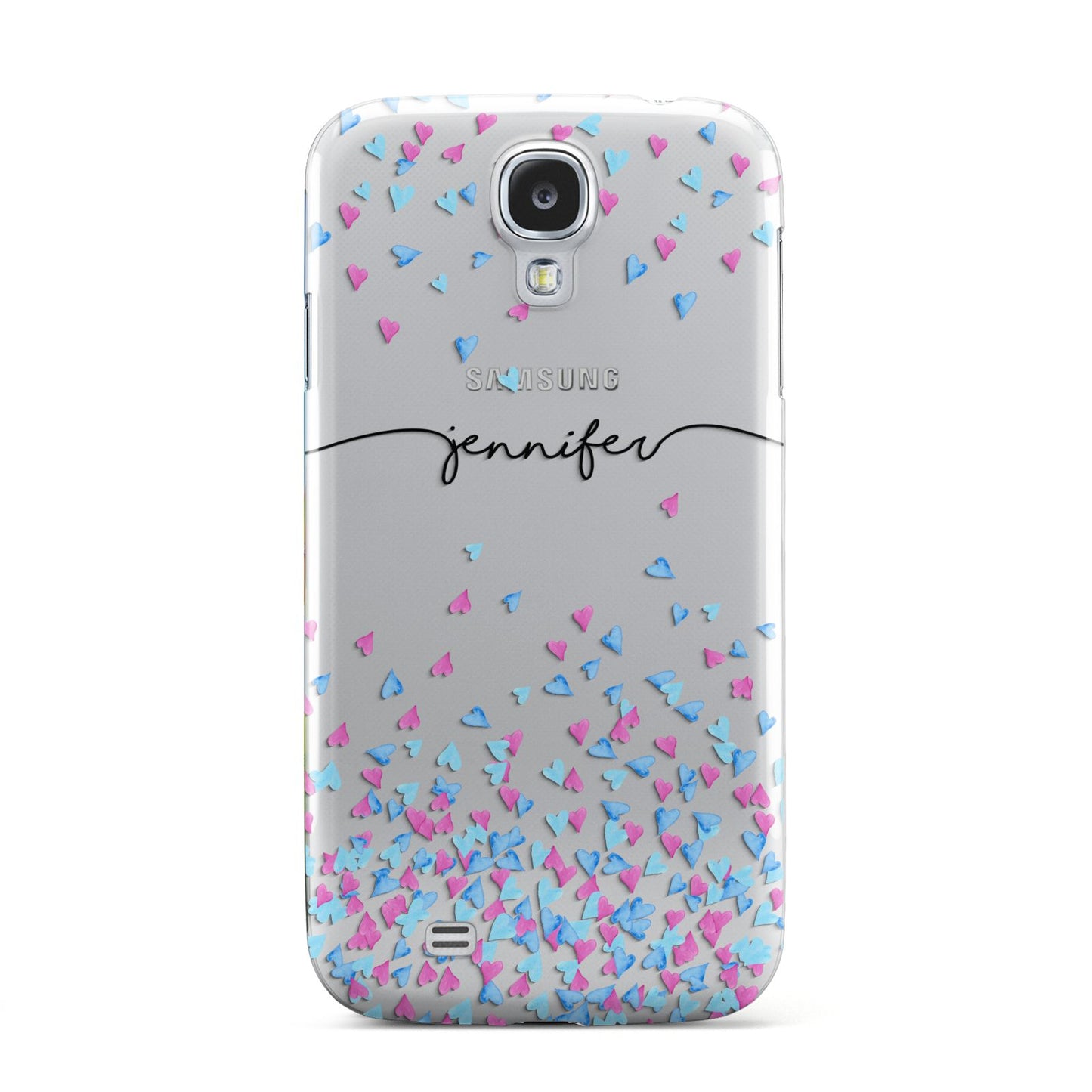 Personalised Confetti Hearts Samsung Galaxy S4 Case