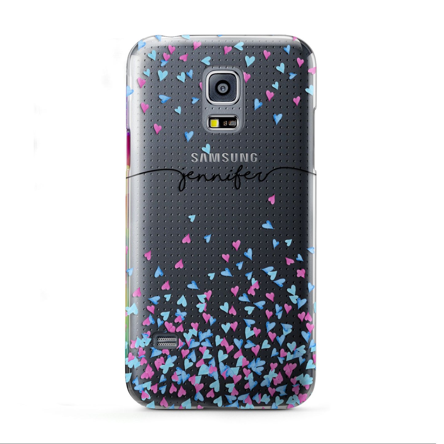 Personalised Confetti Hearts Samsung Galaxy S5 Mini Case