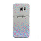 Personalised Confetti Hearts Samsung Galaxy S6 Case